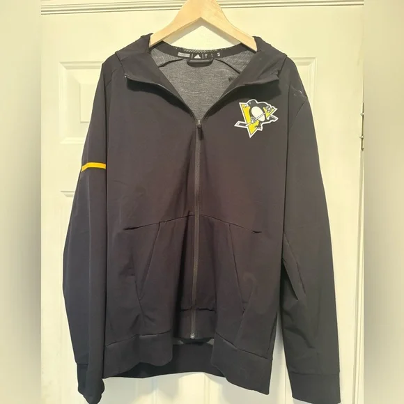 Adidas Black Pittsburgh Penguins Jacket